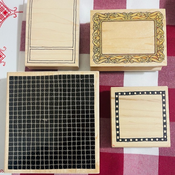 Vintage and Brand New 73 Wooden Rubber Stamps MIXED Arts And Crafts  Ink Stamps - Picture 10 of 14